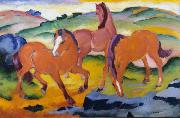 Franz Marc, Grazing Horses iv (mk34)